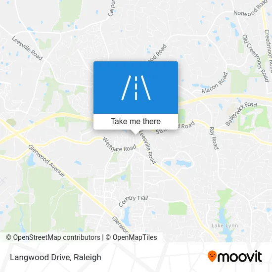 Langwood Drive map