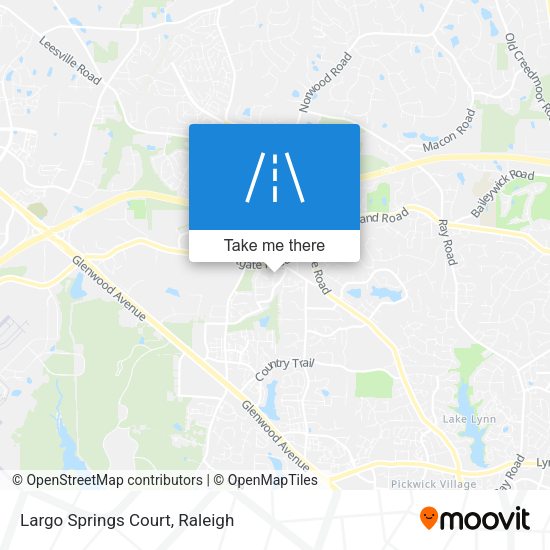 Largo Springs Court map