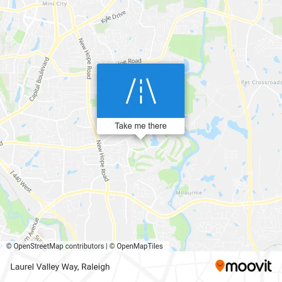 Laurel Valley Way map