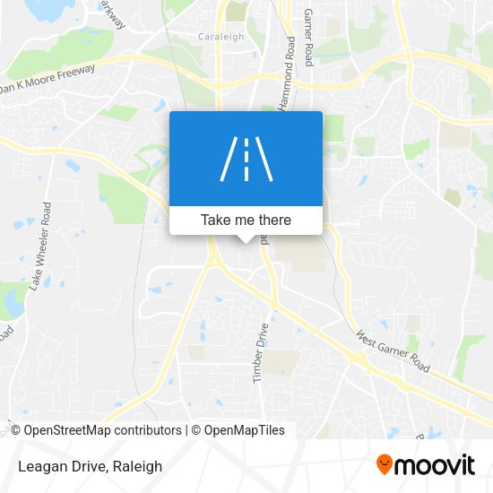 Mapa de Leagan Drive