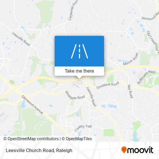 Mapa de Leesville Church Road