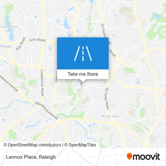 Mapa de Lennox Place