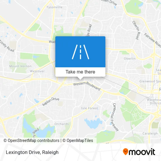 Mapa de Lexington Drive