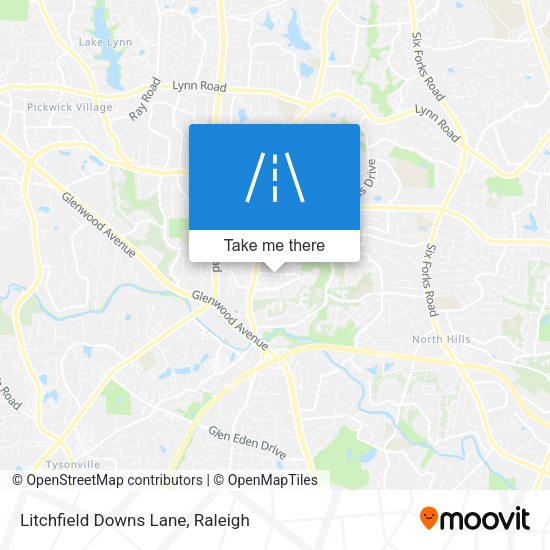 Litchfield Downs Lane map