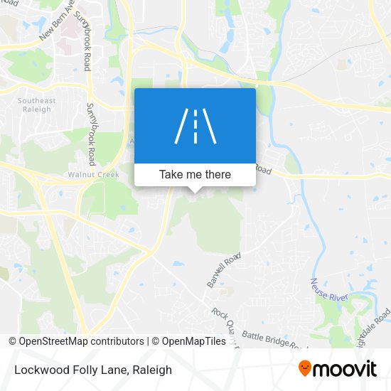 Lockwood Folly Lane map