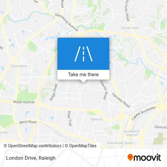 London Drive map