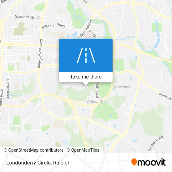 Londonderry Circle map