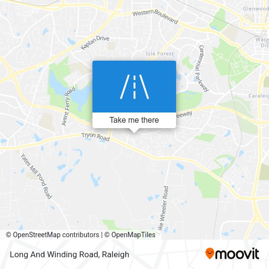 Mapa de Long And Winding Road