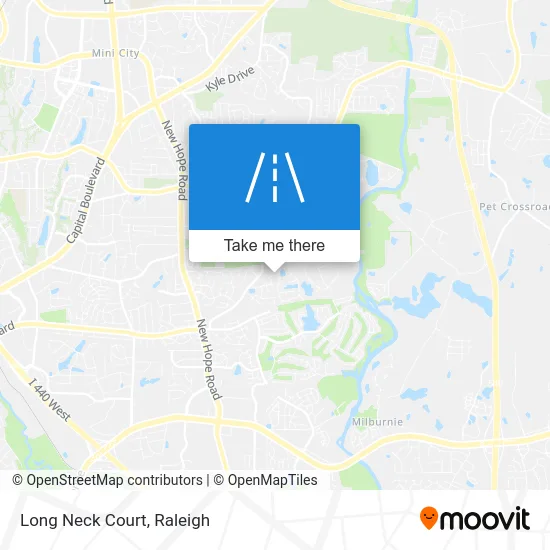 Long Neck Court map