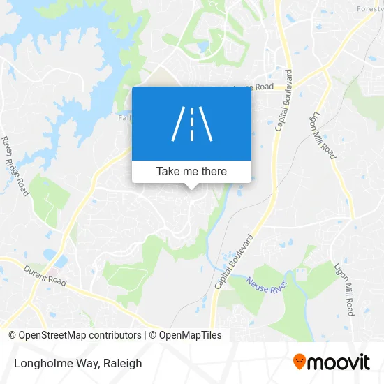 Longholme Way map