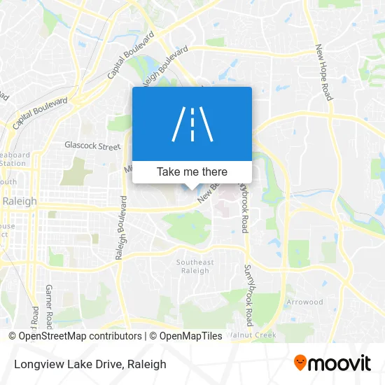 Longview Lake Drive map