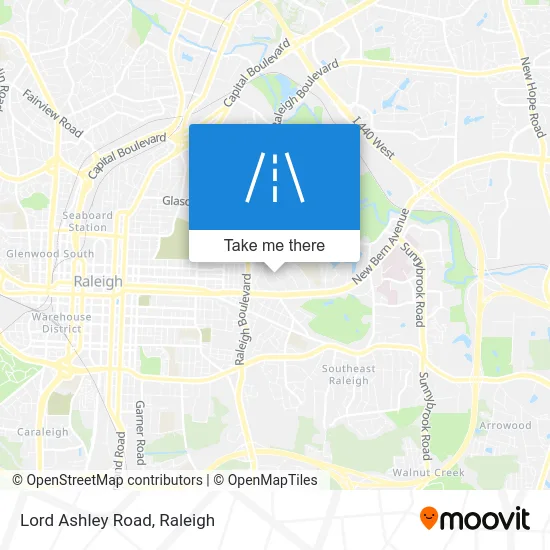 Lord Ashley Road map