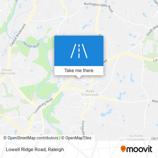 Mapa de Lowell Ridge Road