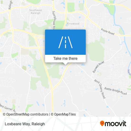 Mapa de Loxbeare Way