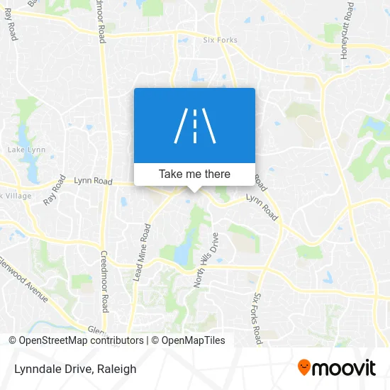 Lynndale Drive map