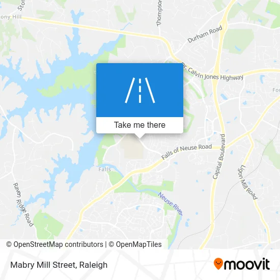 Mabry Mill Street map