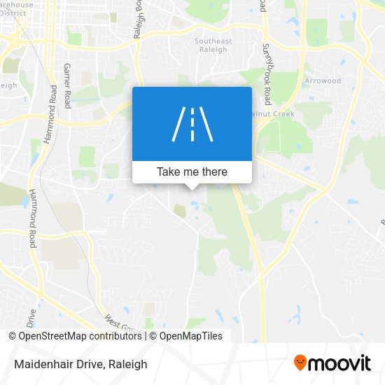Mapa de Maidenhair Drive