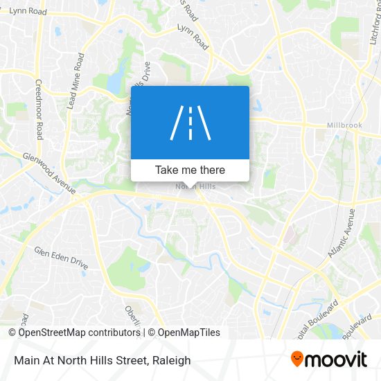 Main At North Hills Street map
