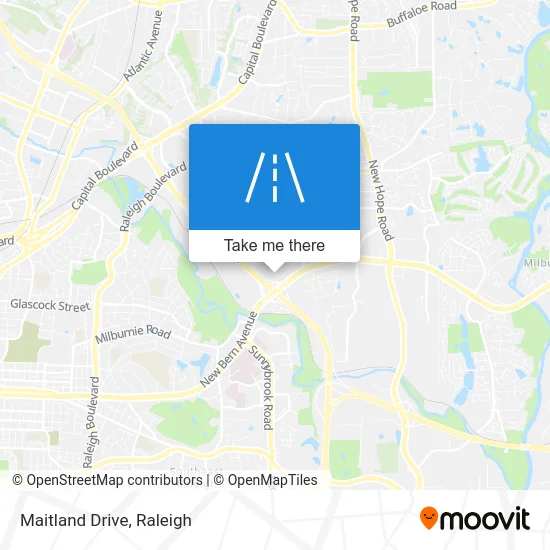 Maitland Drive map
