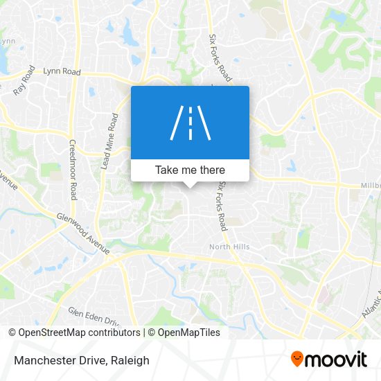 Manchester Drive map