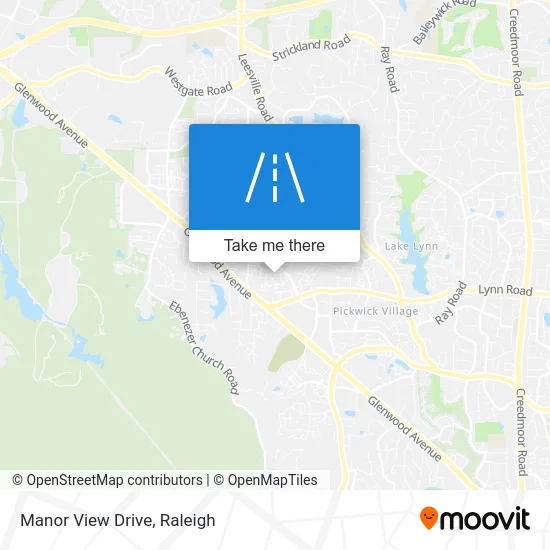Manor View Drive map