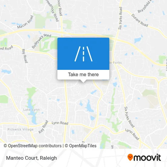 Manteo Court map