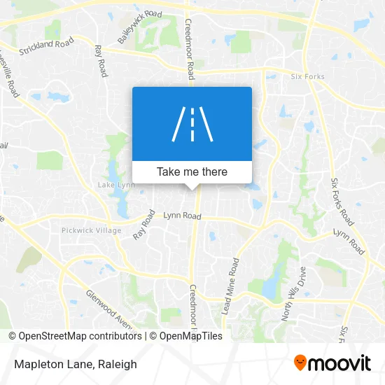 Mapa de Mapleton Lane