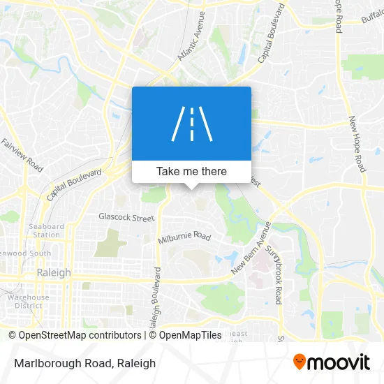 Marlborough Road map