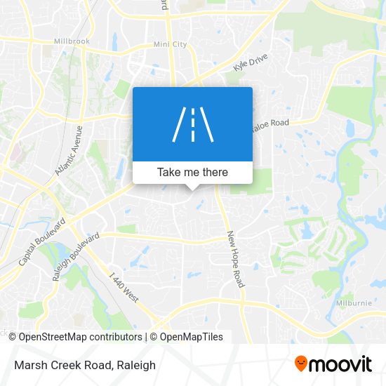 Mapa de Marsh Creek Road
