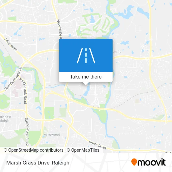 Marsh Grass Drive map