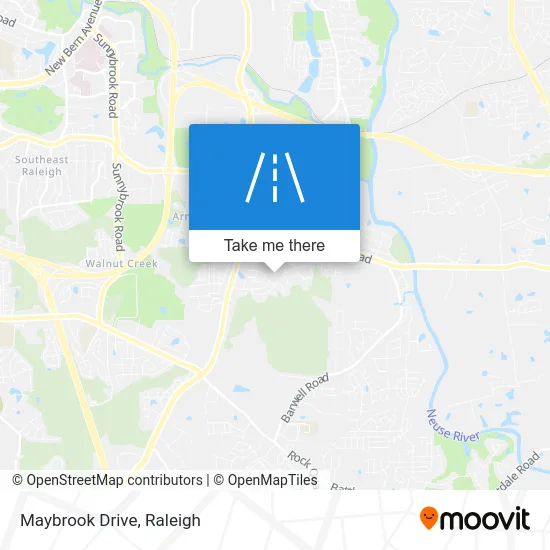 Maybrook Drive map