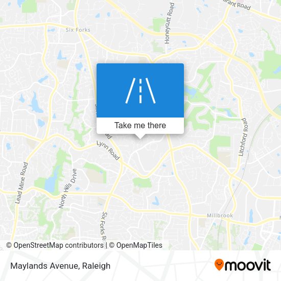 Maylands Avenue map