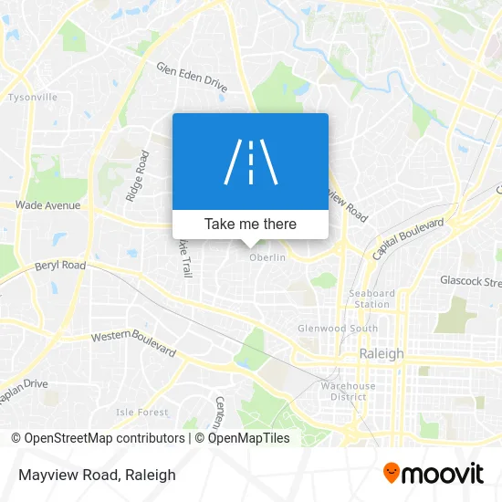 Mayview Road map
