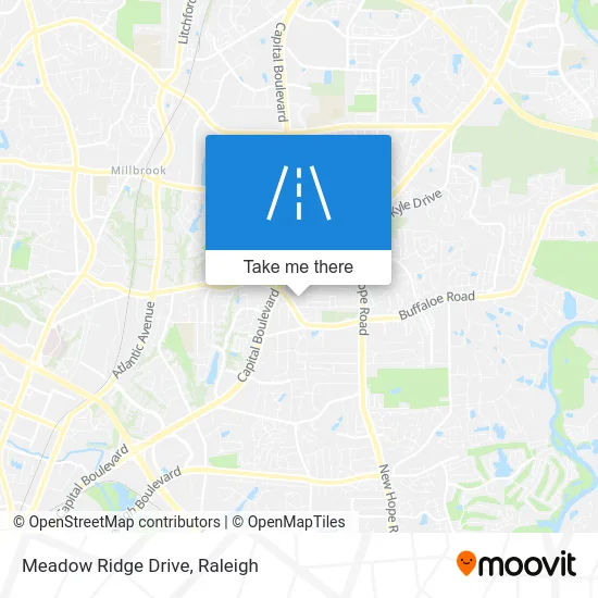 Meadow Ridge Drive map