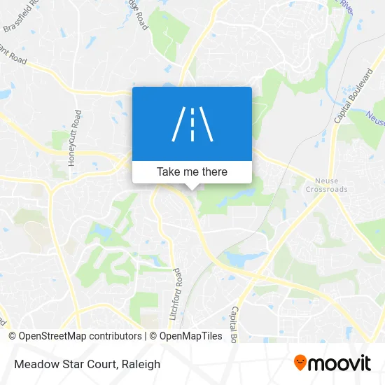 Meadow Star Court map