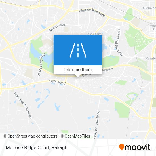 Melrose Ridge Court map