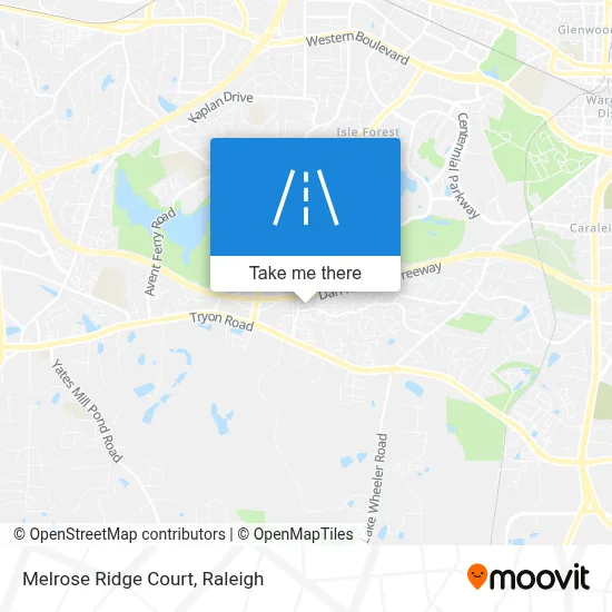 Melrose Ridge Court map