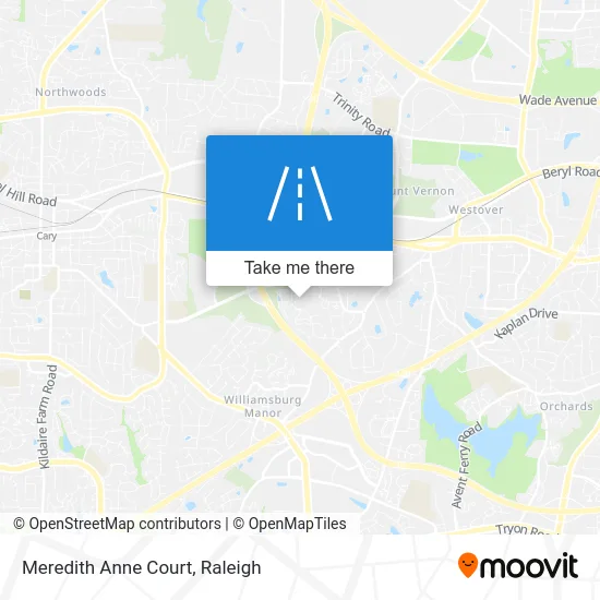 Meredith Anne Court map