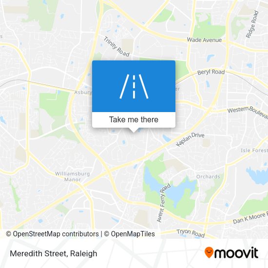 Mapa de Meredith Street