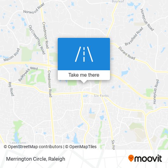 Merrington Circle map