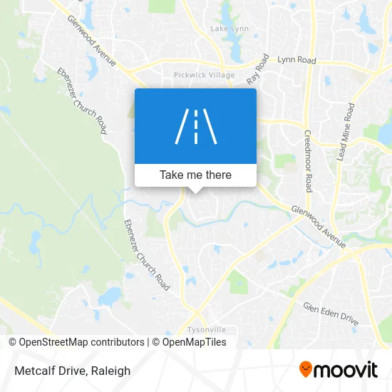 Metcalf Drive map