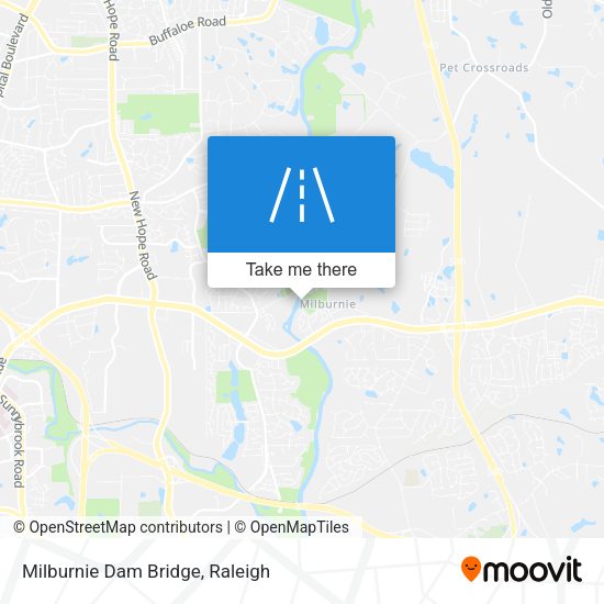 Mapa de Milburnie Dam Bridge