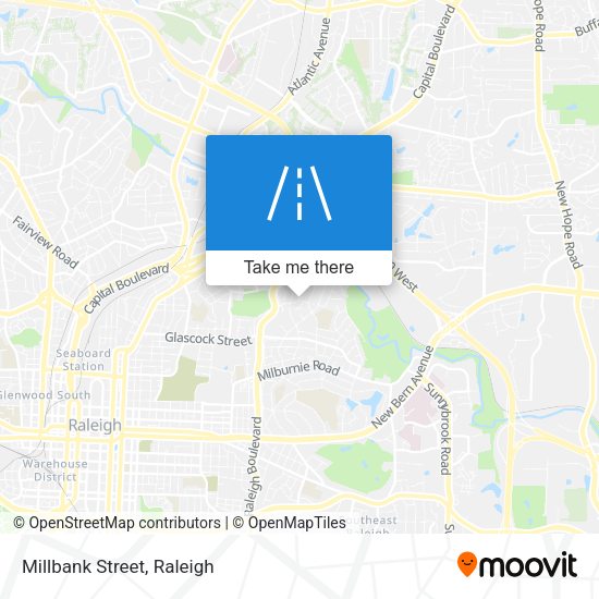 Mapa de Millbank Street