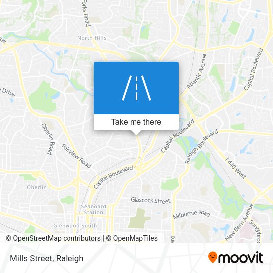 Mapa de Mills Street
