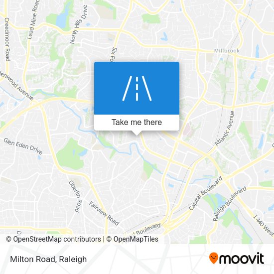 Mapa de Milton Road