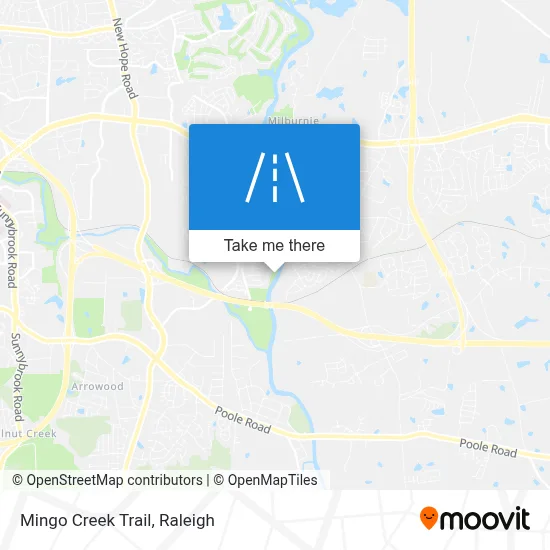 Mingo Creek Trail map