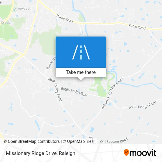 Missionary Ridge Drive map