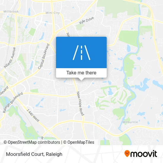 Mapa de Moorsfield Court