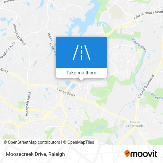 Moosecreek Drive map