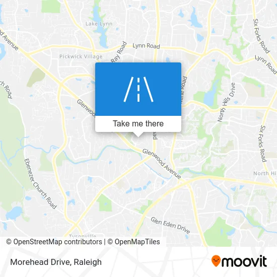 Morehead Drive map